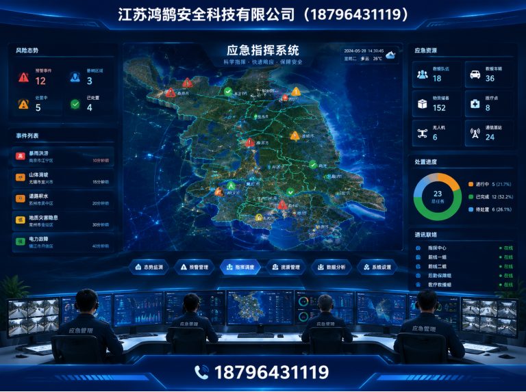 文山消防通信指挥展示图